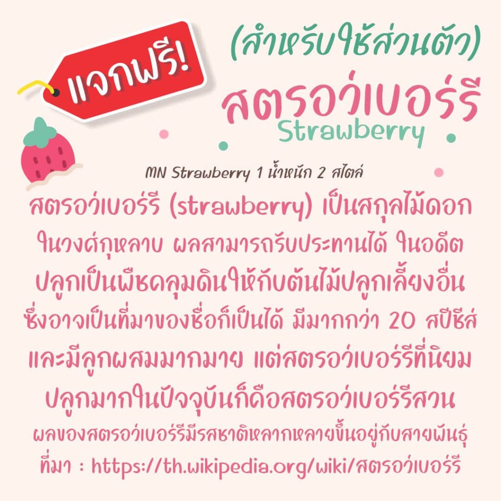 สตรอว์เบอร์รี (MN Strawberry)