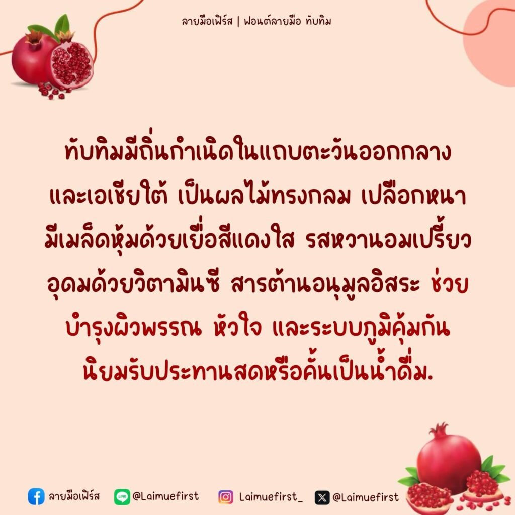 ทับทิม (Tubtim)